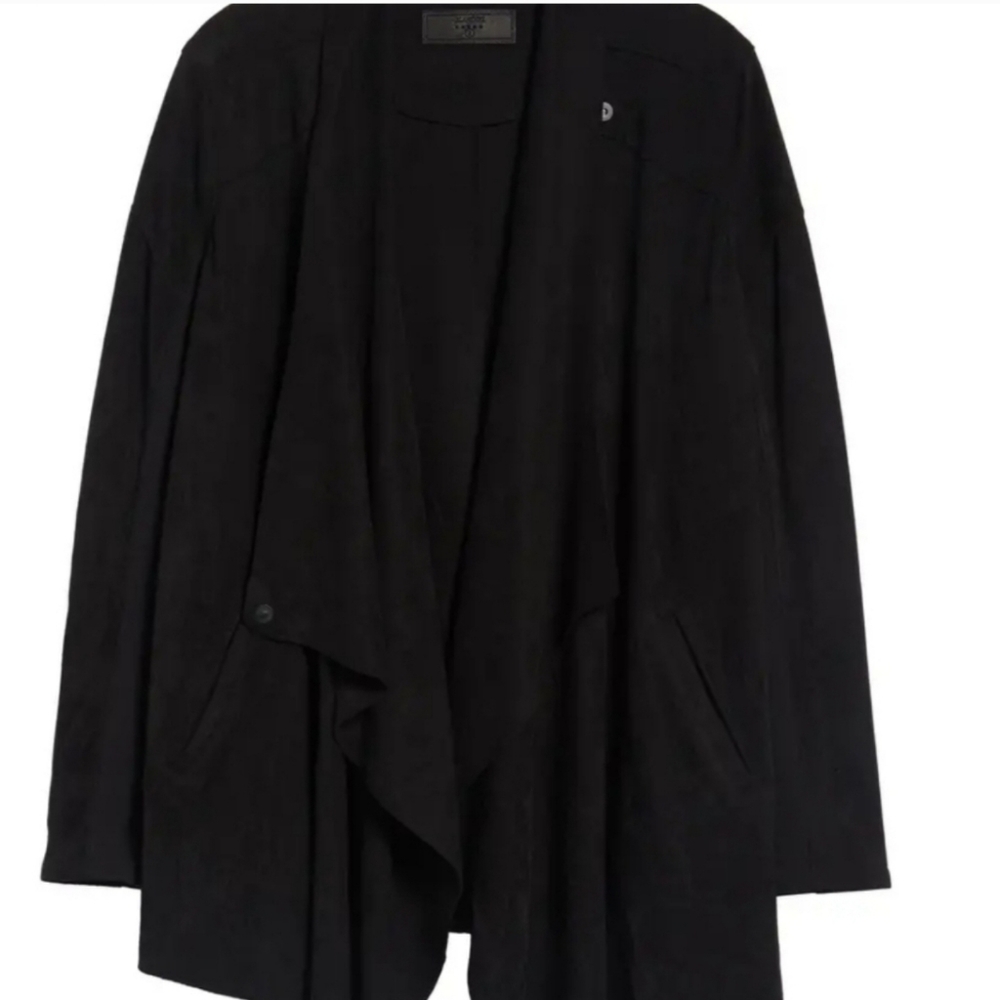 Blank NYC black Cloud Nine drape jacket - Picture 6 of 11